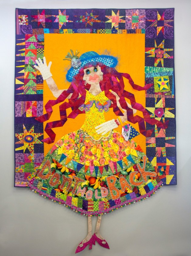 Fauve in Front of Her Quilt