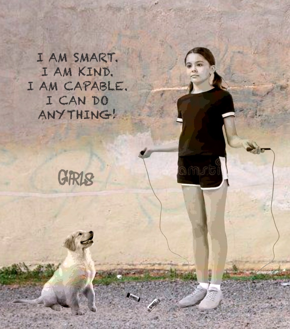 I Can Do Anything - artwork by Kenneth Ramirez:  Children, Street, Digital, Metal