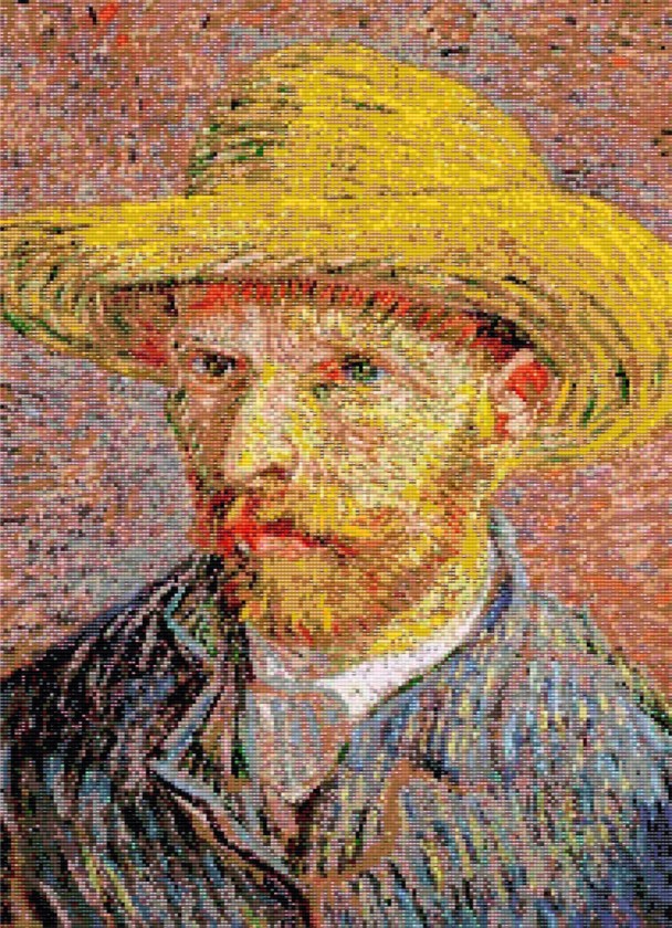 Self Portrait With Straw Hat