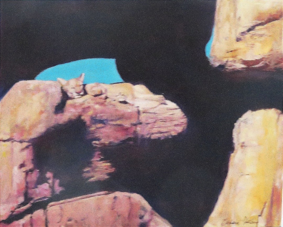 Napping - artwork by Barbara Nelson :  