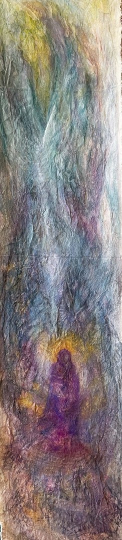 The Guardian - Mixed Media, Mixed Media, Figures, Abstract, Canvas