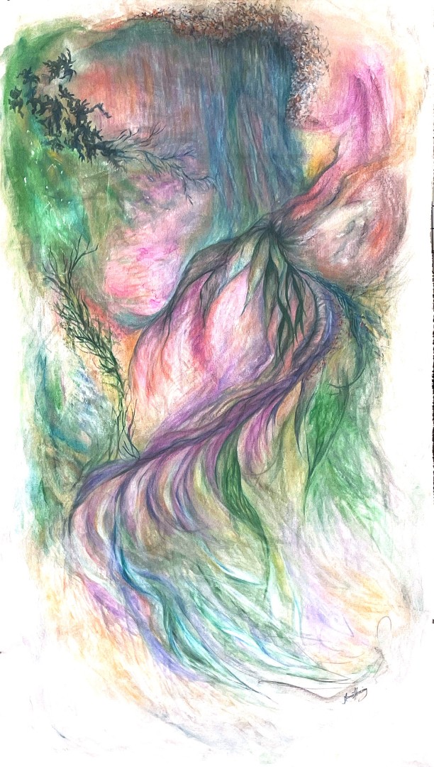 Seed to the Sower - Mixed Media, Mixed Media, Botanical, Expressionism, Canvas