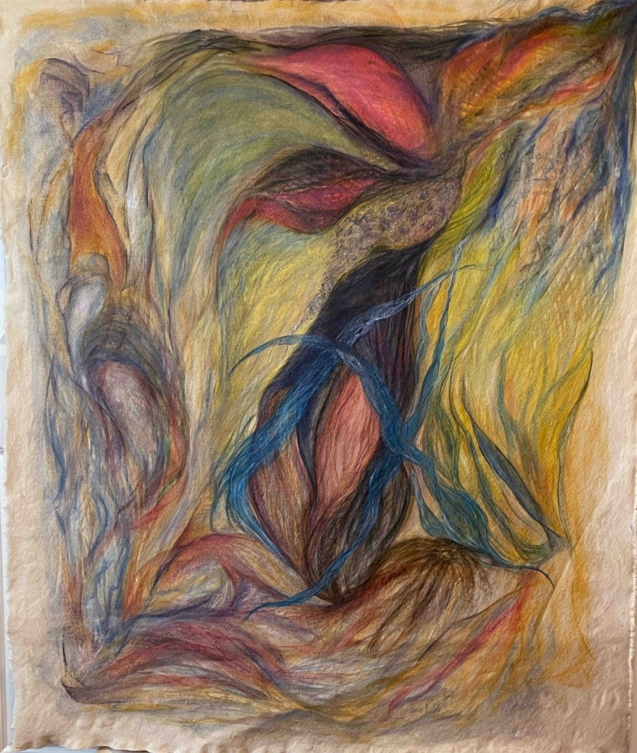 Seed Germination - Mixed Media, Mixed Media, Botanical, Abstract, Canvas