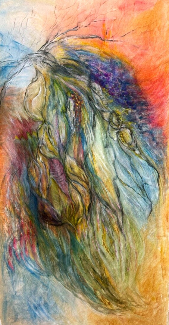 Fruit of the Spirit - Mixed Media, Mixed Media, Botanical, Expressionism, Canvas