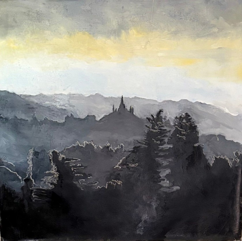 Morning and the Temple