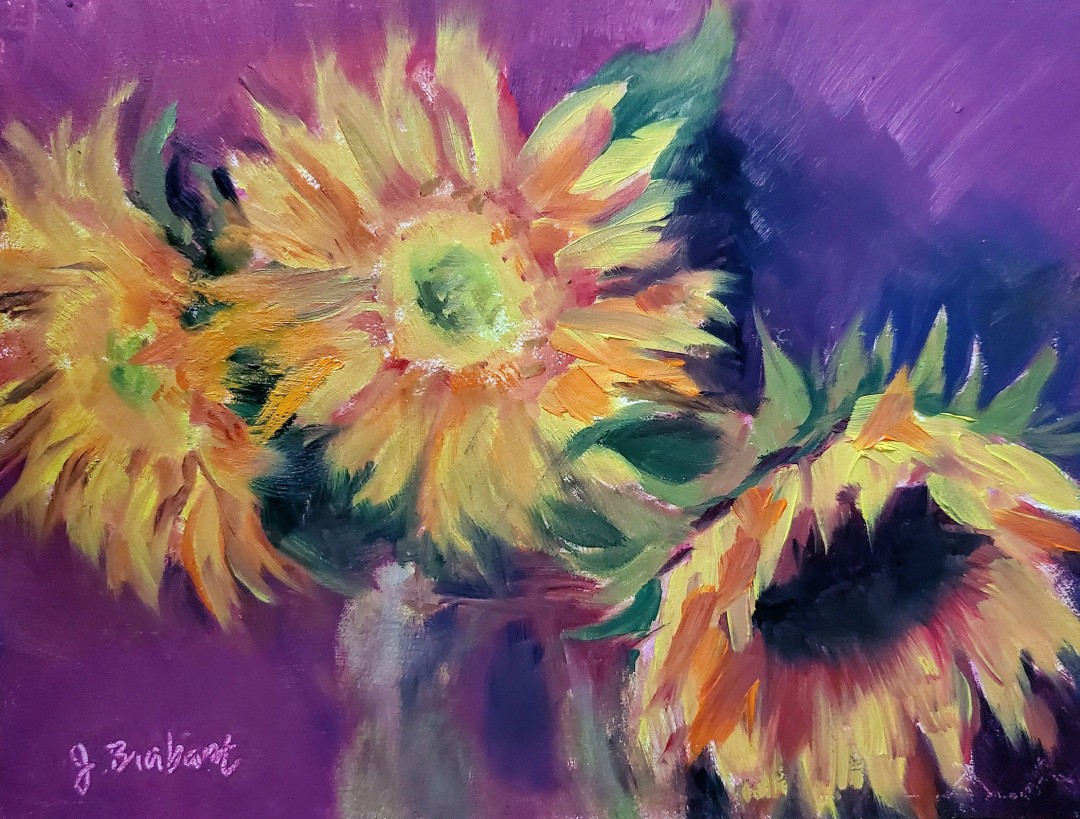 Sunflowers by Jill Brabant Fall 2023 Art at the Mill