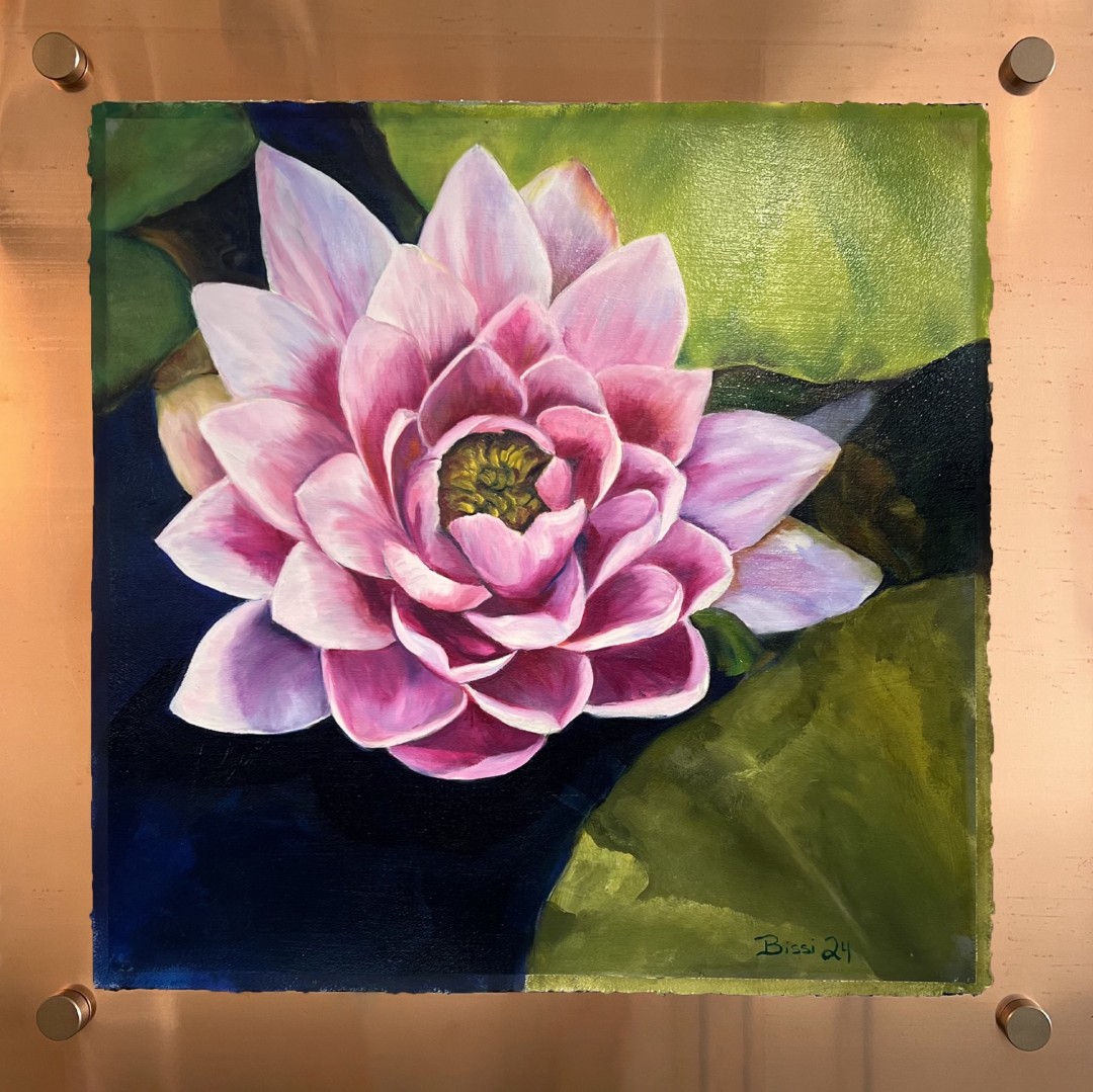 Water Lily #6 - artwork by Rebecca Bissi:  