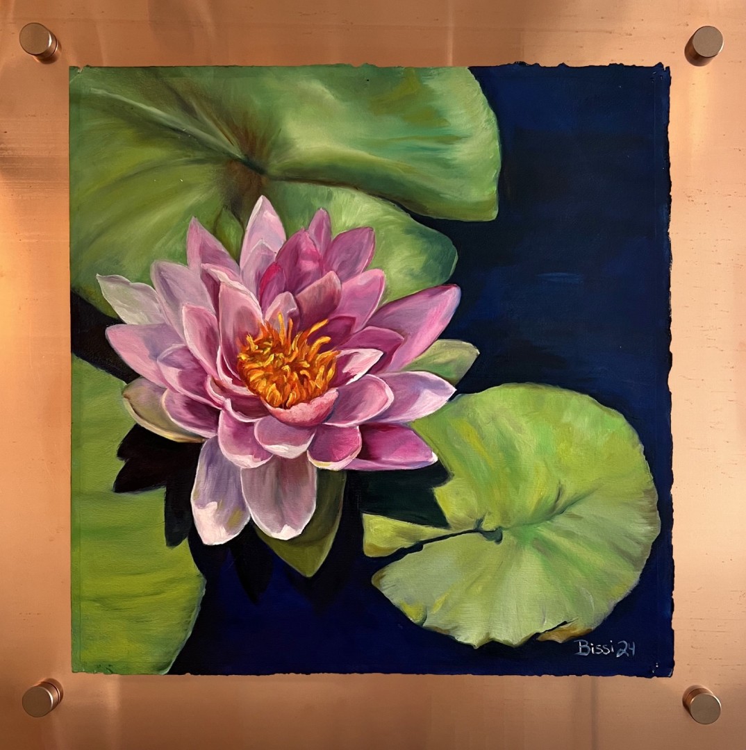 Water Lily #3 - artwork by Rebecca Bissi:  
