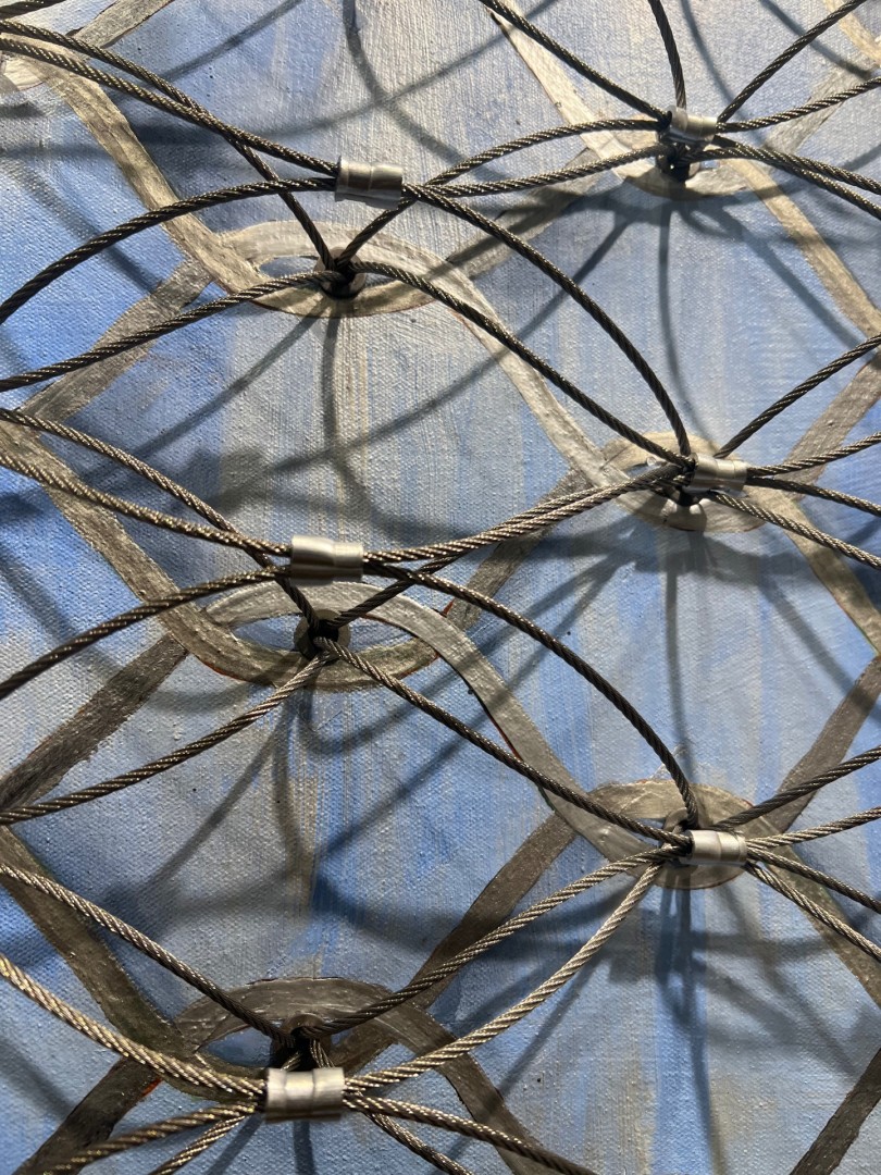 Steel Shadows Detail - artwork by Rebecca Bissi:  