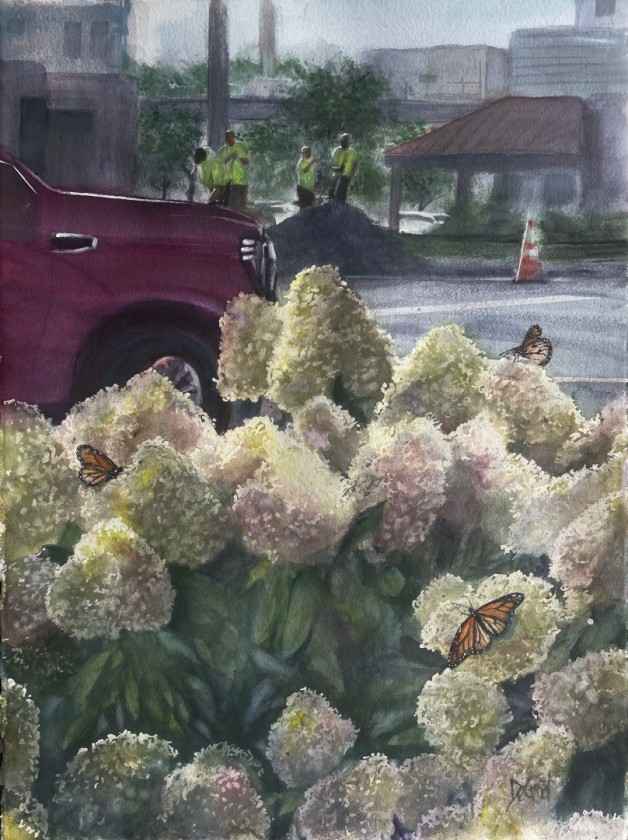 Flowers and Street Crew