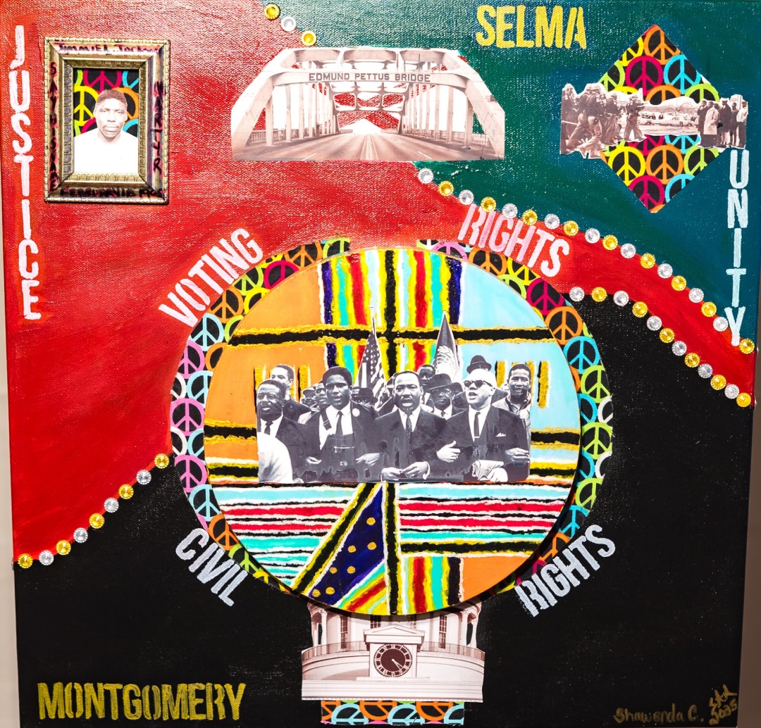 Long Route to Justice  - Painting, Mixed Media, Ethnic, Other, Canvas (stretched)