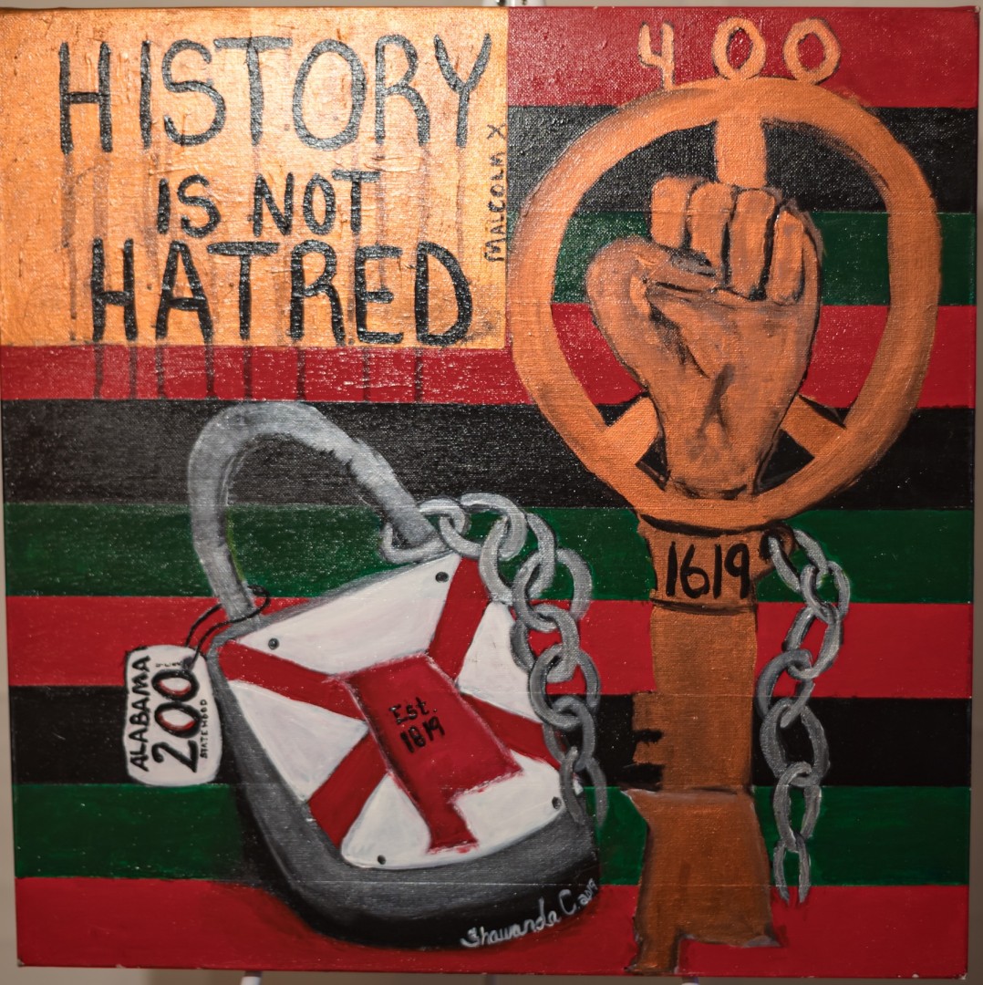 History is Not Hatred  - Painting, Acrylic, Ethnic, Other, Canvas (stretched)