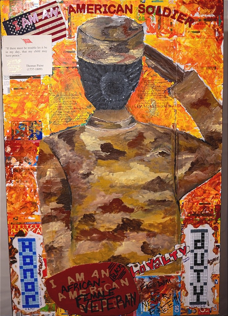 Always A Soldier  - Painting, Mixed Media, Other, Expressionism, Canvas (stretched)