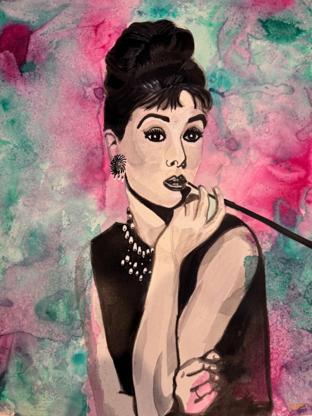Audrey with Cigarette 