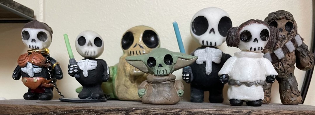 Star Wars Skellies  - artwork by Renee Vollmar:  