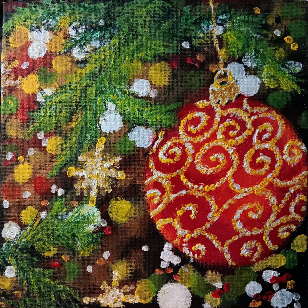 IT'S CHRISTMAS TIME - artwork by Brenda Porter:  