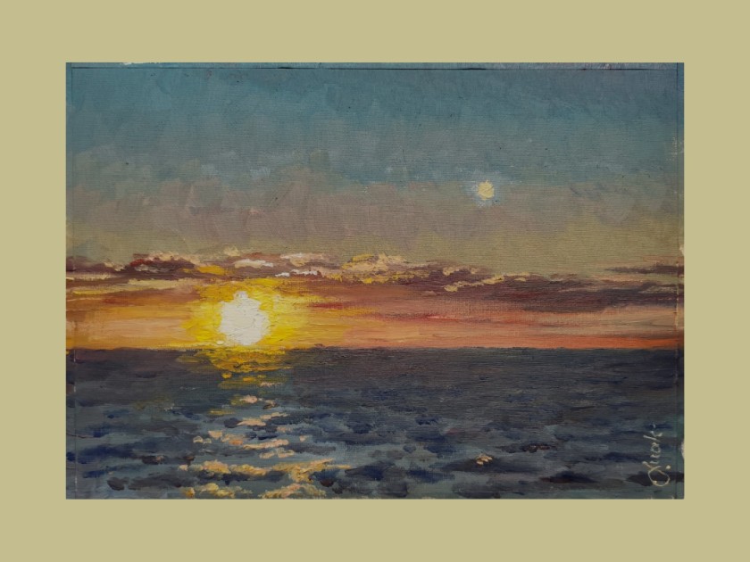 Sunrise  in Atlantic