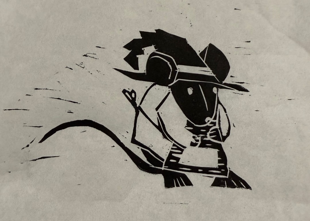 Kitchen Witch - Printmaking