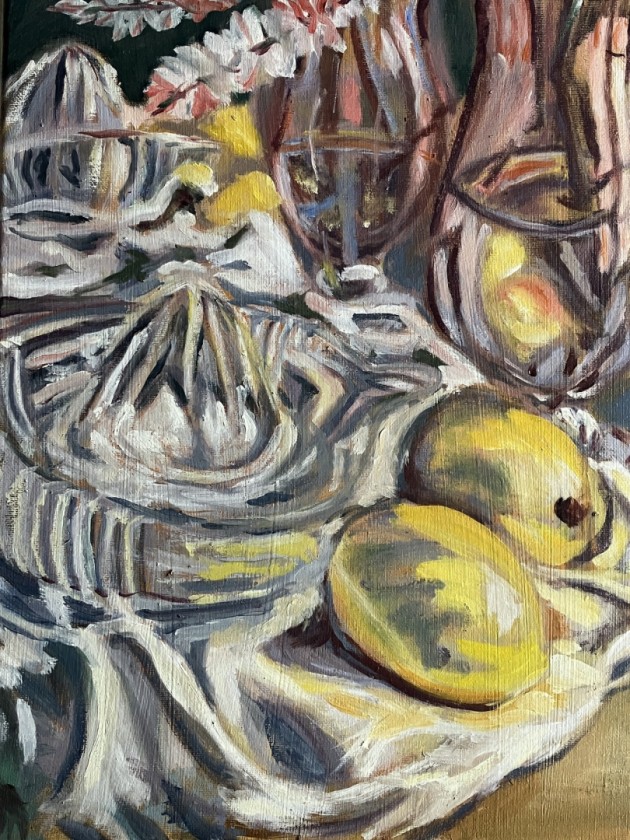 Purple Vase and Squeezer