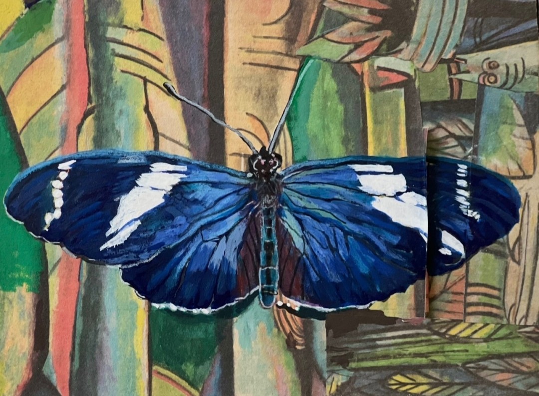 Sara Heliconian - Painting, Mixed Media, Other, Classical, Wood Panel