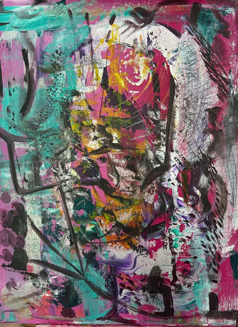 Houdini - Painting, Acrylic, Abstract, Abstract, Canvas