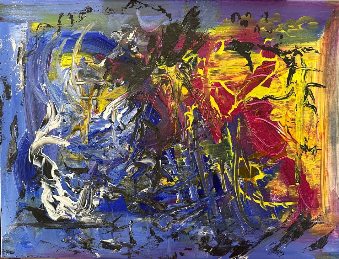 When Passion calls - Painting, Acrylic, Abstract, Abstract, Canvas