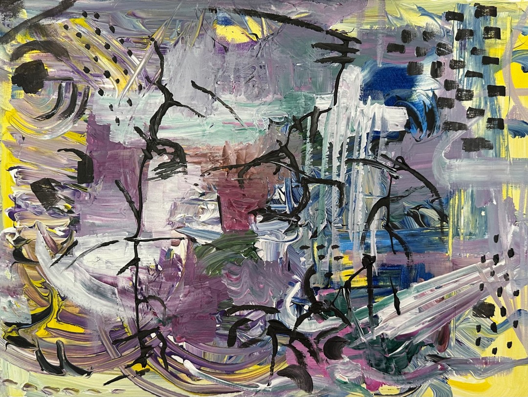 SPACE - Painting, Acrylic, Abstract, Abstract, Canvas