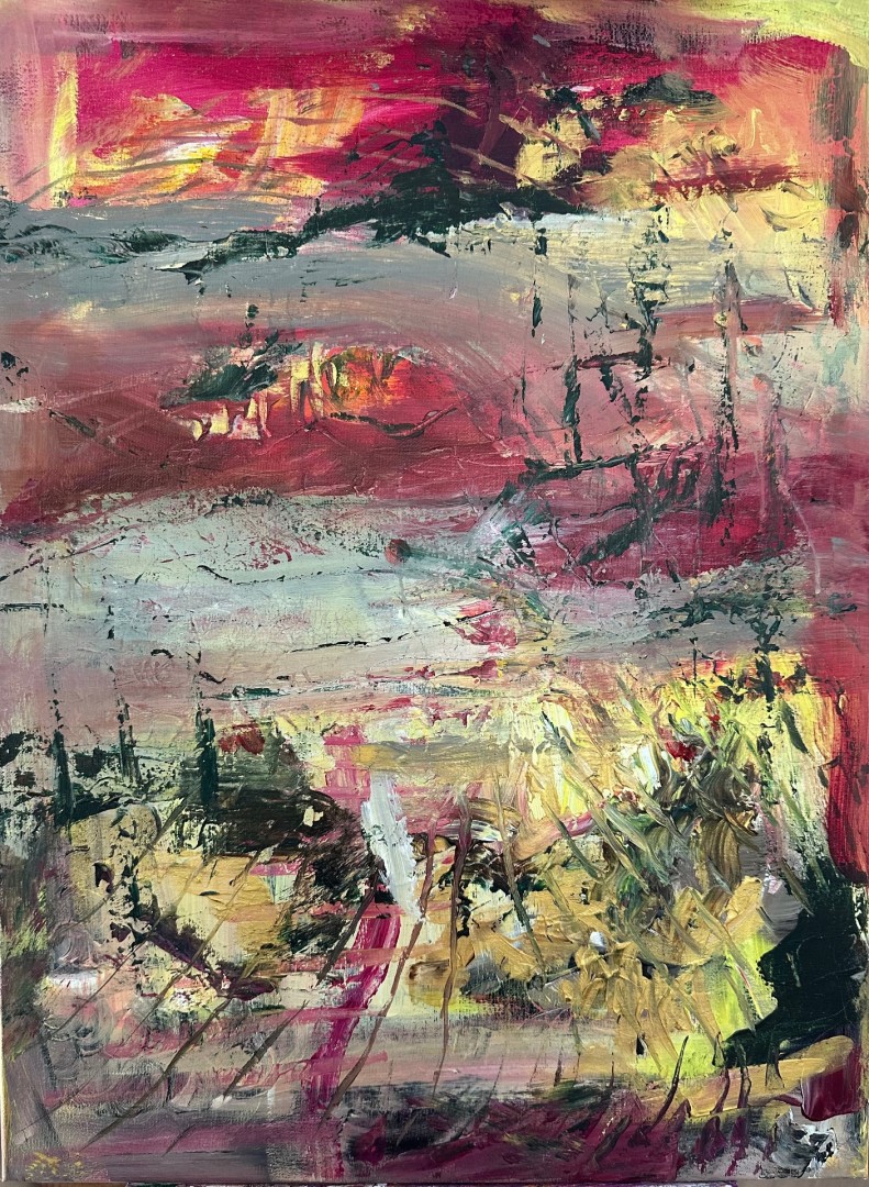Summer Emotion - Painting, Acrylic, Abstract, Abstract, Canvas