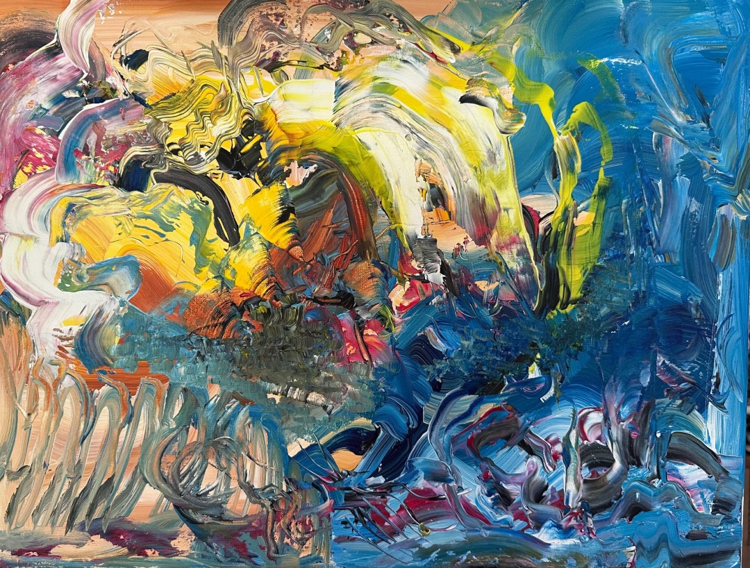 Carousel - Painting, Acrylic, Abstract, Abstract, Canvas