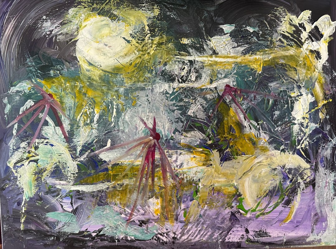 Another Space in time - Painting, Acrylic, Abstract, Abstract, Canvas