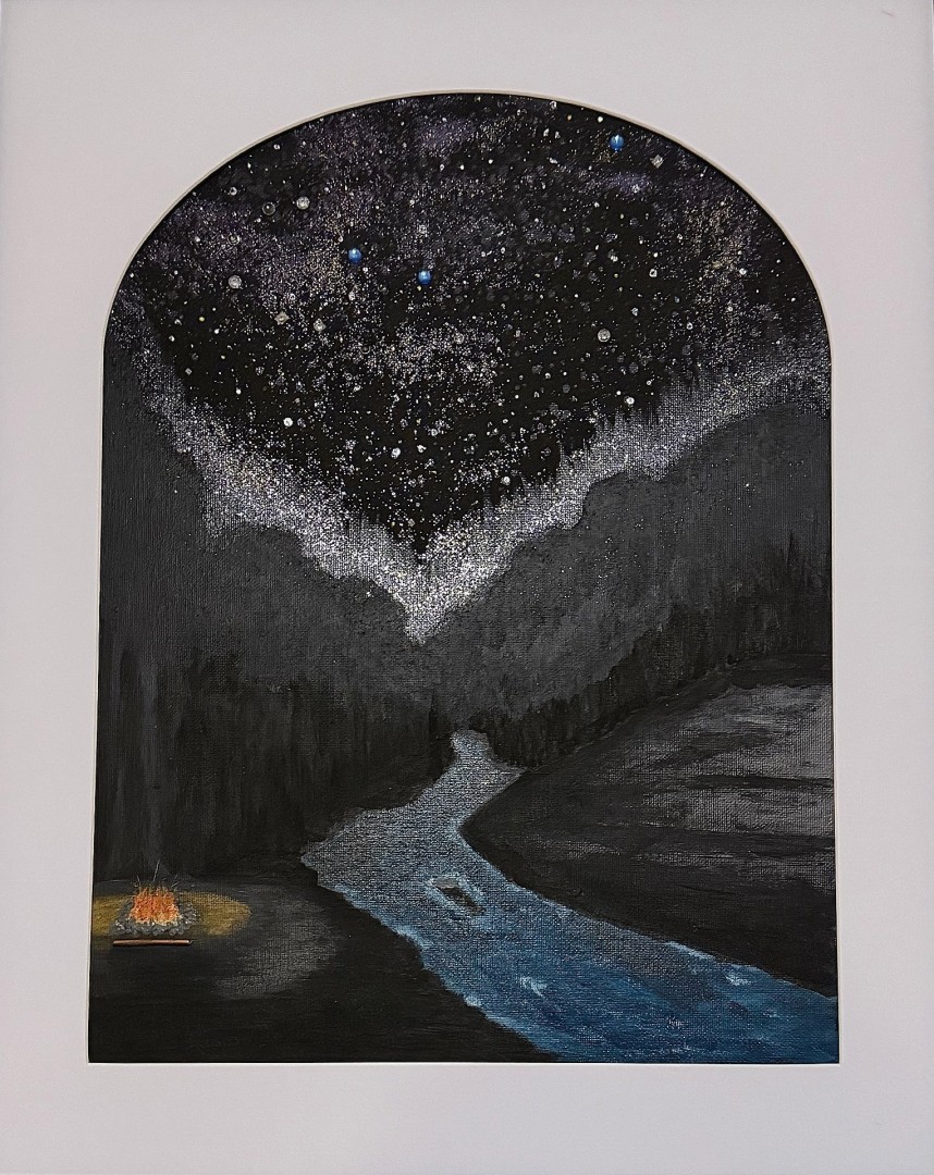 Summers Discovery  - artwork by James Harper:  Nature, Expressionism, Acrylic, Canvas
