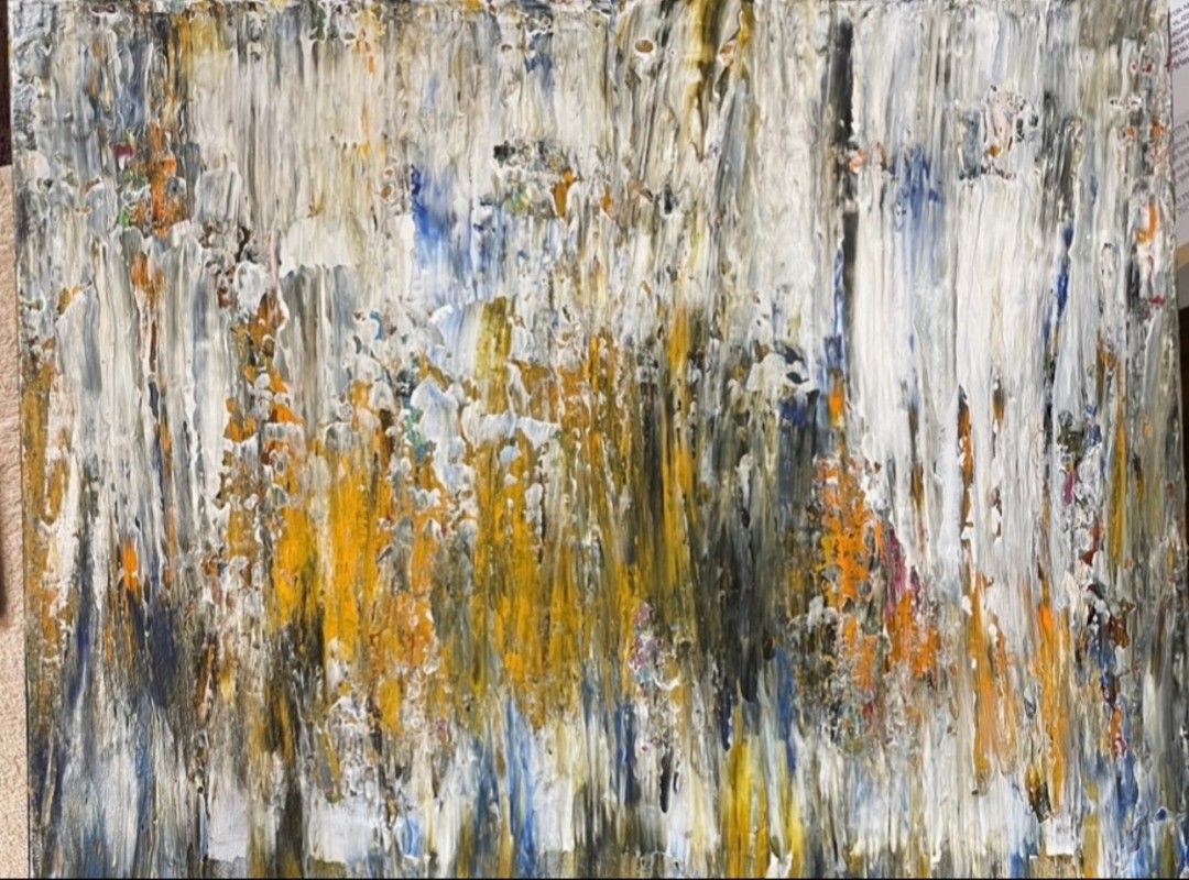 Winter wonderland - artwork by Veda Kagabo:  Abstract, Modern, Acrylic, Canvas