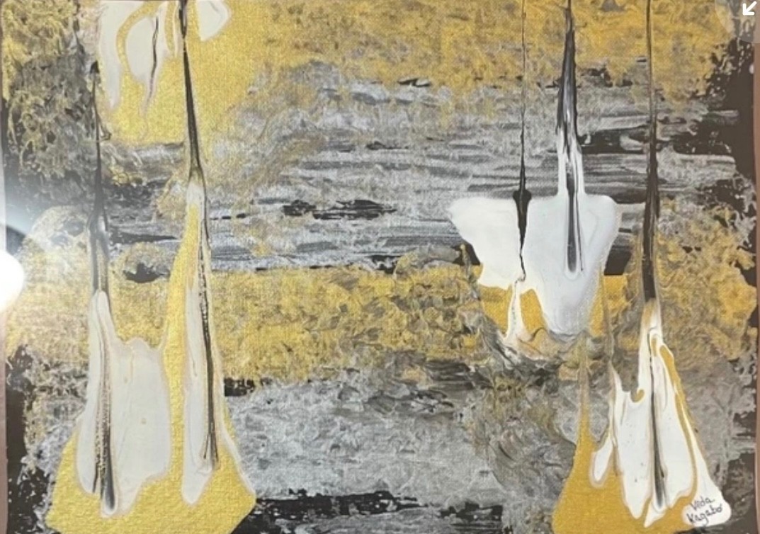 Sailing to an unkown destination  - artwork by Veda Kagabo:  Abstract, Modern, Acrylic, Canvas