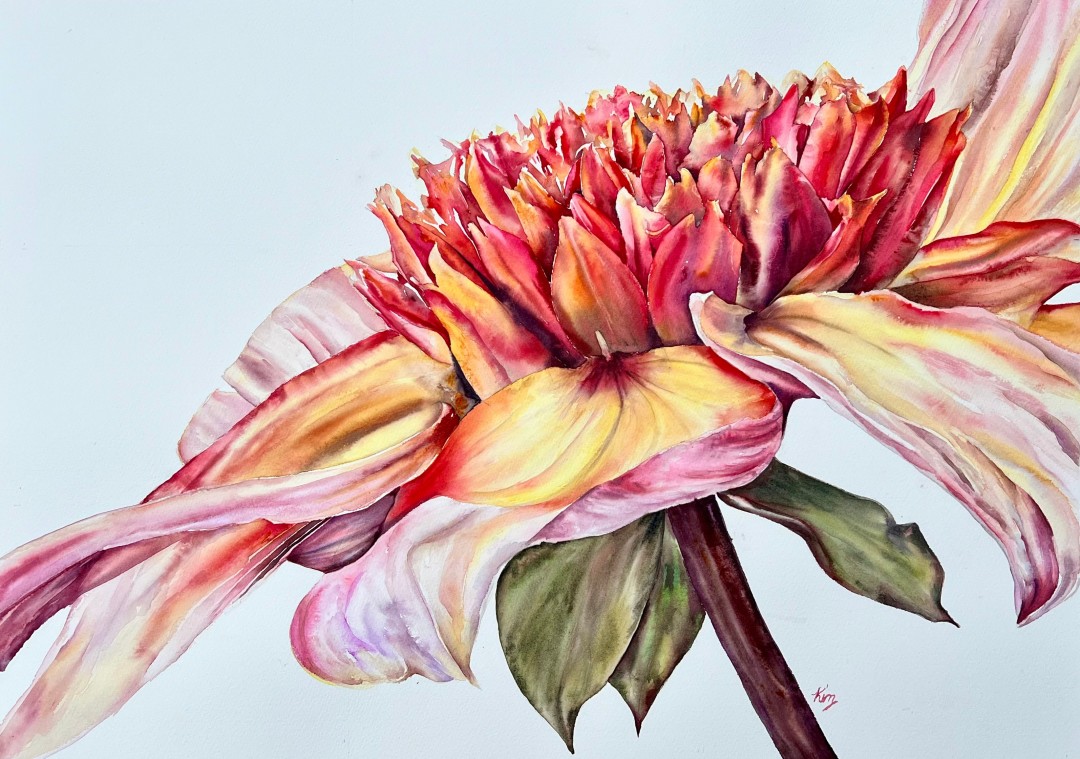 Totally Tangerine, Painting