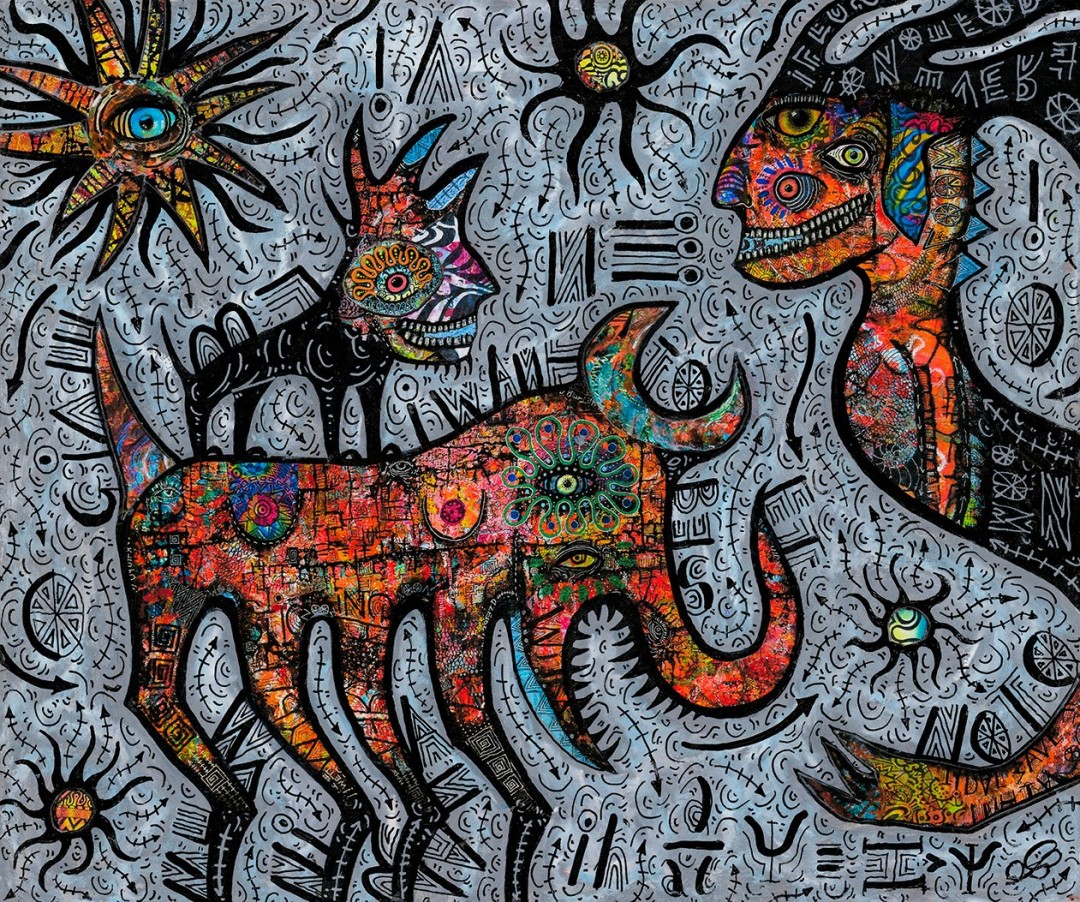 The Buckling Legs, and the Struggling Stars (10?³ Kilos Pressing Down on Your S?wol), Mixed media
