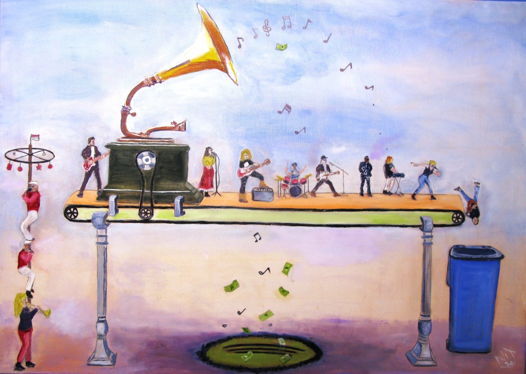 Sing a Song of Six Pence, Painting