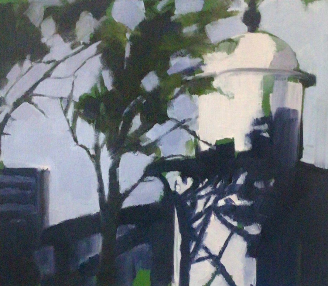 Leith Shore, Painting