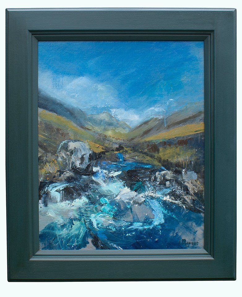The Blue Pool, Glen Rosa, Painting