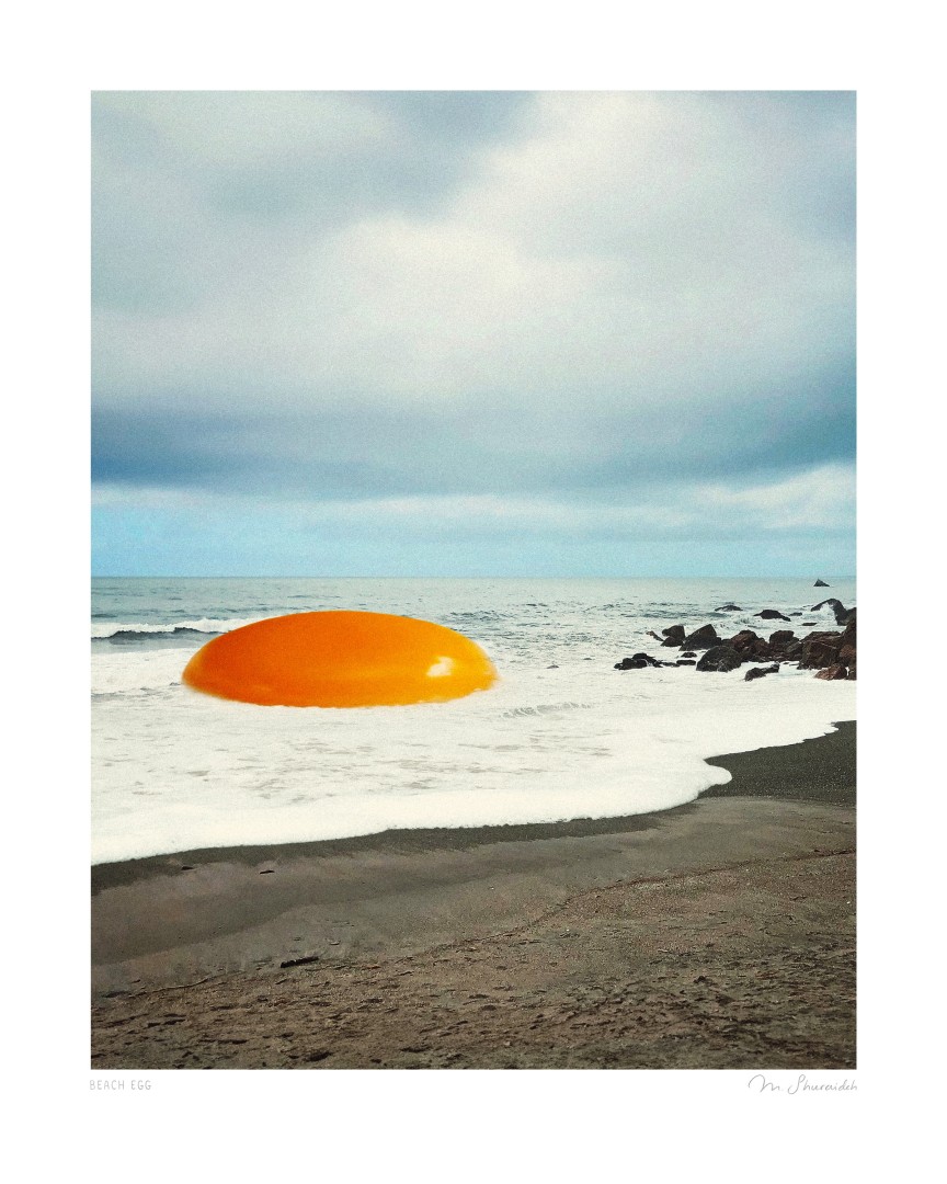 Vertigo Artography Submission - Beach Egg , Print
