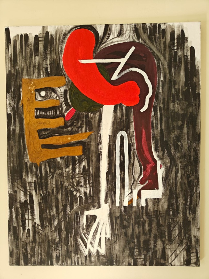 Thrown To The Shadow Self, Painting