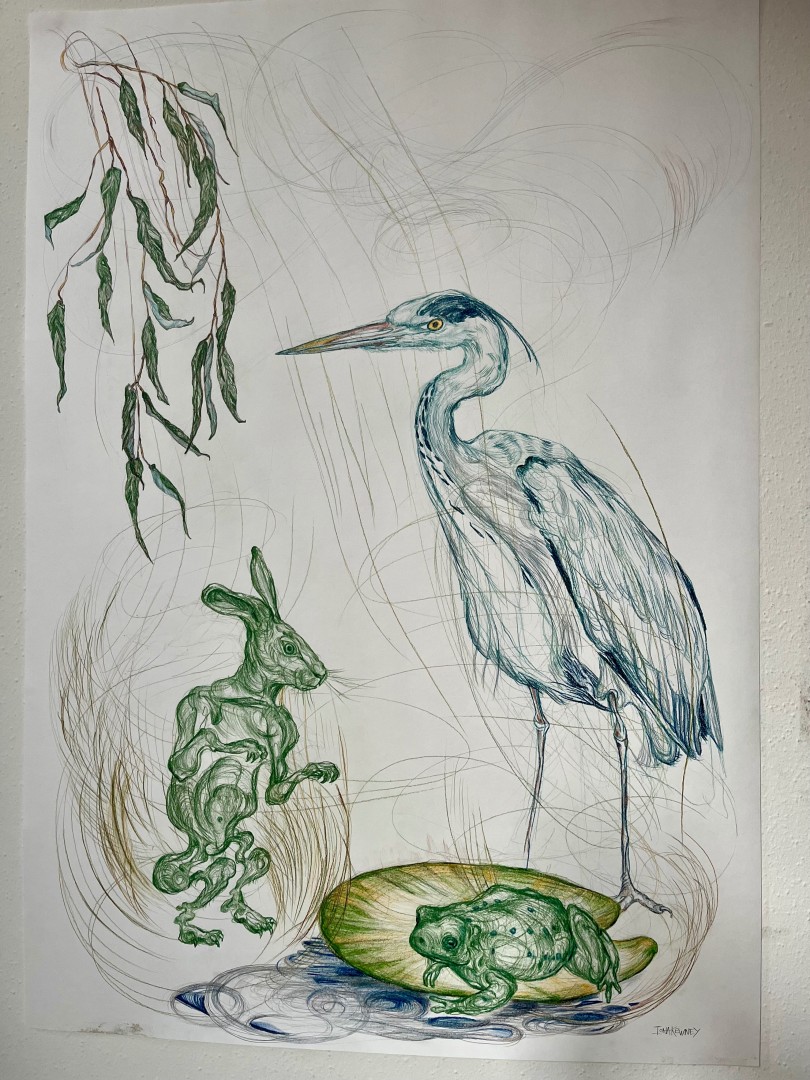 The land is always listening, Drawing