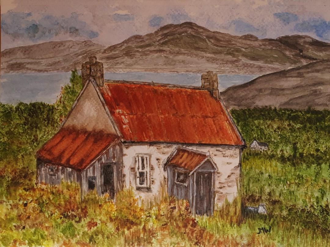 Tin Roof Cottage 3, Painting
