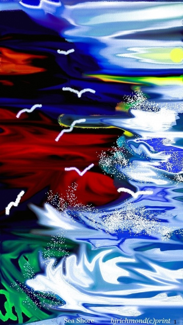 Sea Shore, Print
