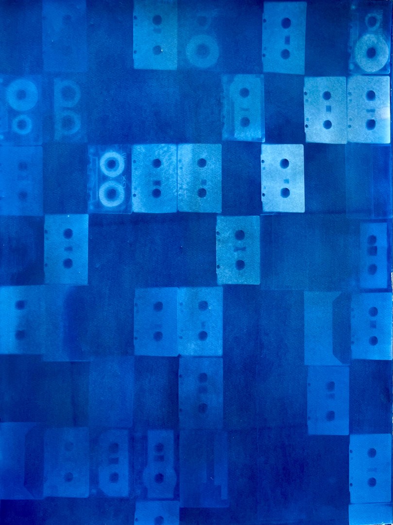 Taped in Blue, Print