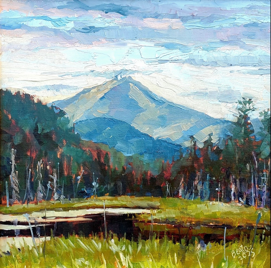 Untitled little Cherry Patch Pond - artwork by Lisa BurgerLentz :  