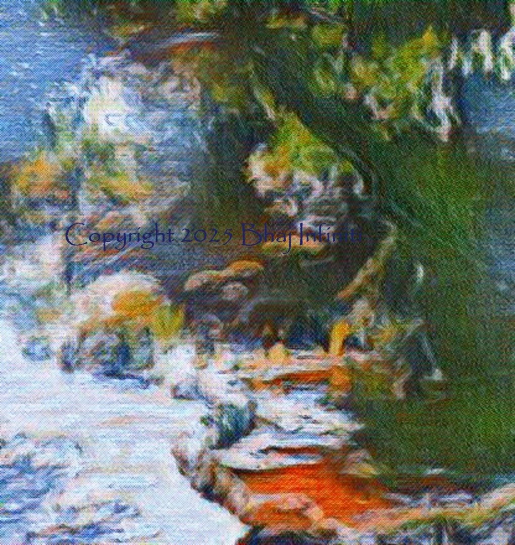 "Zilker Park Footbridge - Austin, Texas" - Photograph, Photography Digital, Nature, Impressionism, Paper