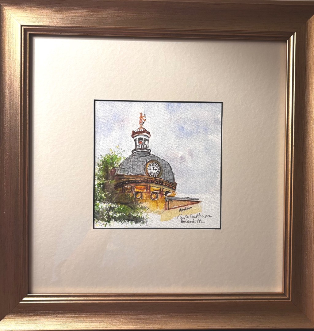 In My Home Town - artwork by Melody  Jackson :  Architecture, Abstract, Watercolor, Paper