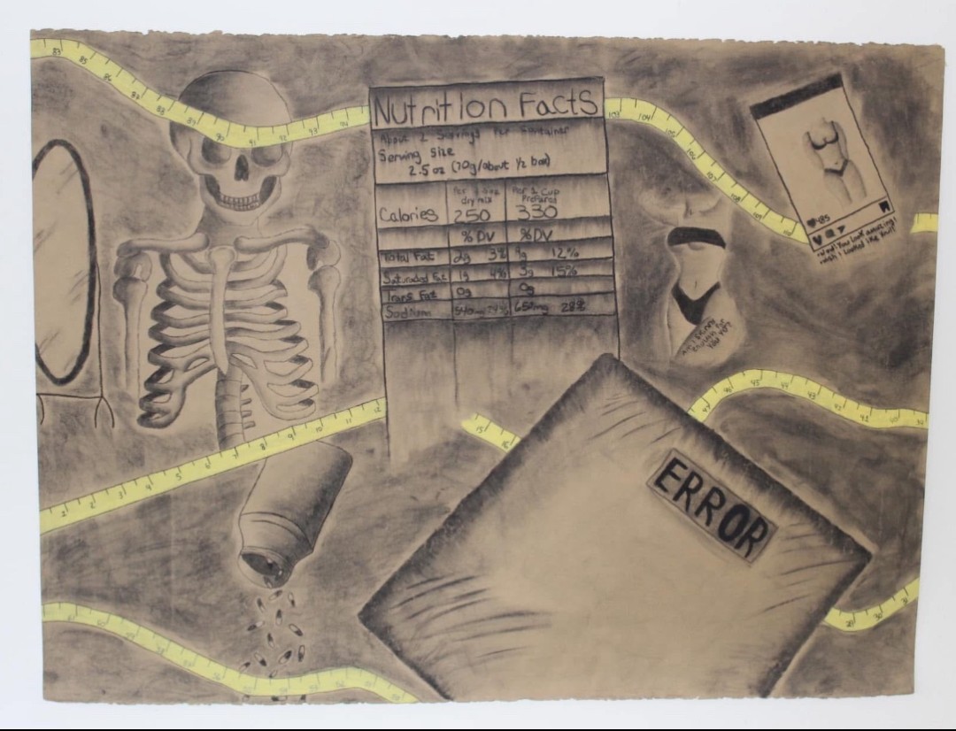 Unseen battles  - Drawing, Charcoal, Other, Other, Paper