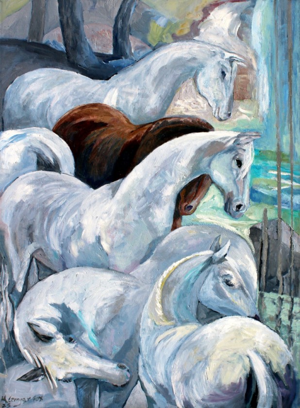 Horses and Silver Stripes