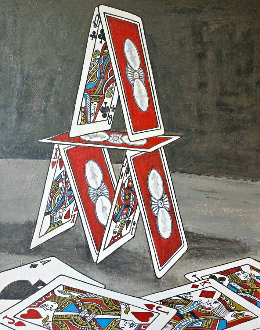 Find Your Balance - Painting, Acrylic, Still Life, Realism, Canvas